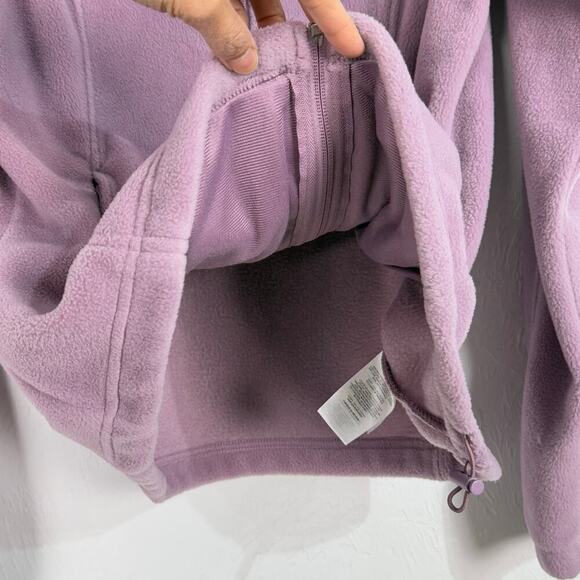 Columbia Fleece Jacket Womens‎ Medium Lavender Pink Soft Comfort Zip Pockets EUC - Picture 7 of 10